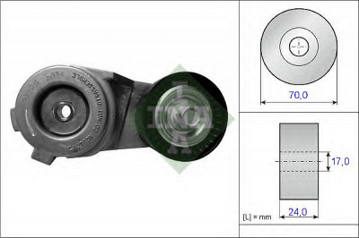 INA 534038810 -  Натяжная планка, поликлиновой ремень