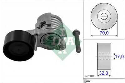 INA 534043210 -  Натяжная планка, поликлиновой ремень