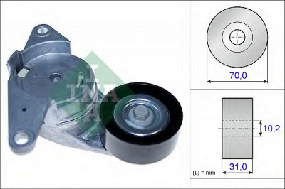 INA 534044110 -  Натяжная планка, поликлиновой ремень