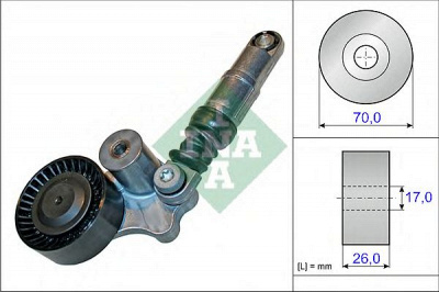 INA 534044510 -  Натяжная планка, поликлиновой ремень