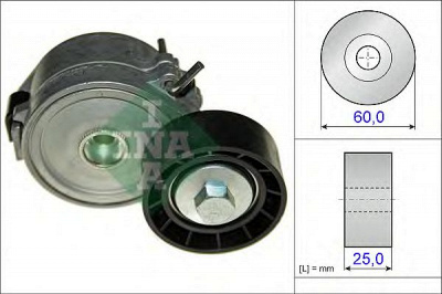 INA 534044710 -  Натяжная планка, поликлиновой ремень