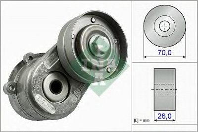 INA 534044810 -  Натяжная планка, поликлиновой ремень