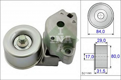 INA 534047710 -  Натяжная планка, поликлиновой ремень