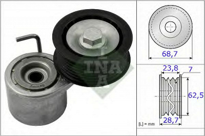 INA 534048710 -  Натяжная планка, поликлиновой ремень