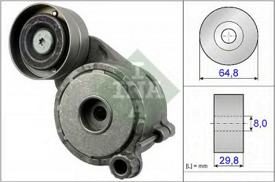 INA 534050610 -  Натяжная планка, поликлиновой ремень