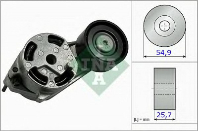 INA 534051610 -  Натяжная планка, поликлиновой ремень