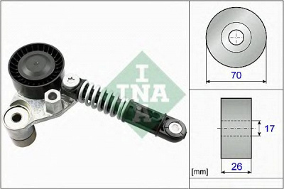 INA 534053310 -  Натяжная планка, поликлиновой ремень