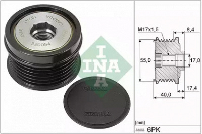 INA 535031610 -  Механизм свободного хода генератора