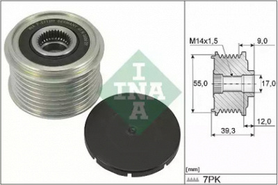 INA 535033010 - Шкив генератора