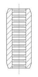 INTERVALVES 8189100 -  Направляющая втулка клапана