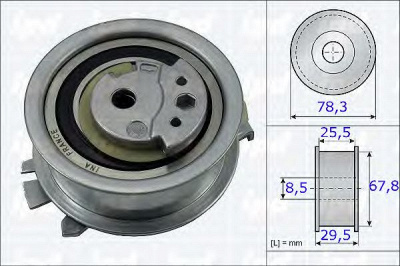 IPD 153755 -  Натяжной ролик, ремень ГРМ