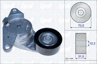 IPD 153842 -  Натяжная планка, поликлиновой ремень