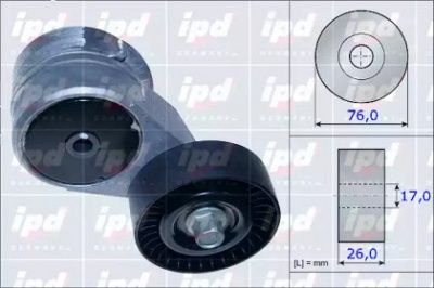 IPD 153864 -  Натяжная планка, поликлиновой ремень