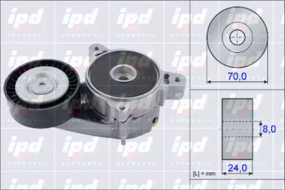 IPD 153905 -  Натяжная планка, поликлиновой ремень