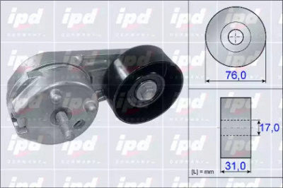 IPD 153948 -  Натяжитель ремня, клиновой зубча