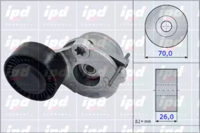 IPD 153959 -  Натяжная планка, поликлиновой ремень
