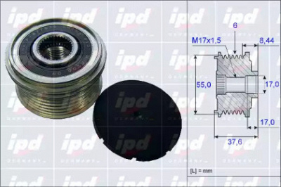 IPD 153968 -  Механизм свободного хода генератора