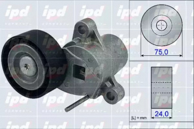 IPD 153988 -  Натяжитель ремня, клиновой зубча