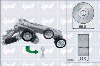 IPD 154076 -  Натяжная планка, поликлиновой ремень