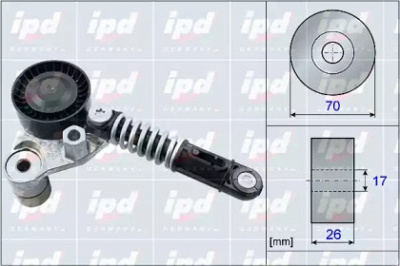 IPD 154091 -  Натяжная планка, поликлиновой ремень