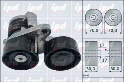 IPD 154129 -  Натяжная планка, поликлиновой ремень
