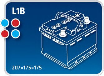 IPSA tm54p -  Стартерная аккумуляторная батарея