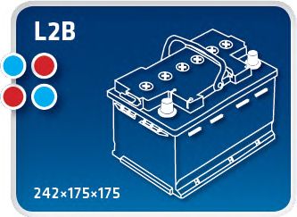 IPSA tm60p -  Стартерная аккумуляторная батарея
