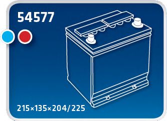 IPSA tma45 -  Стартерная аккумуляторная батарея