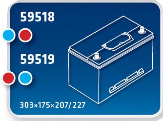 IPSA tma95l -  Стартерная аккумуляторная батарея