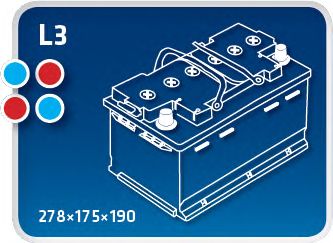 IPSA tme65 -  Стартерная аккумуляторная батарея