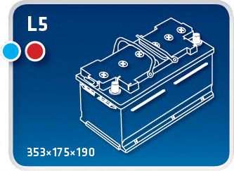 IPSA tme85 -  Стартерная аккумуляторная батарея