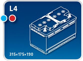 IPSA tmsg80 -  Стартерная аккумуляторная батарея