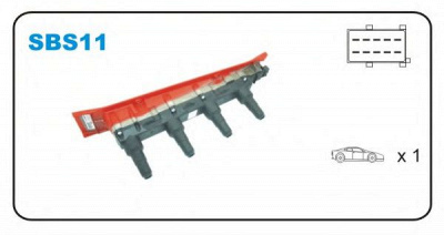 JANMOR sbs11 - Катушка зажигания
