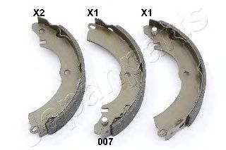 JAPANPARTS gf007af -  Комплект тормозных колодок