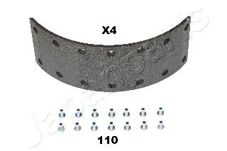 JAPANPARTS gf110af -  Комплект тормозных колодок