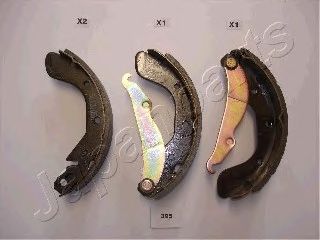 JAPANPARTS gf395af -  Комплект тормозных колодок