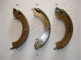 JAPANPARTS gf501af -  Комплект тормозных колодок