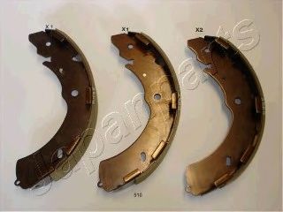 JAPANPARTS gf510af -  Комплект тормозных колодок