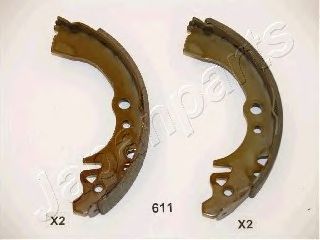 JAPANPARTS gf611af -  Комплект тормозных колодок
