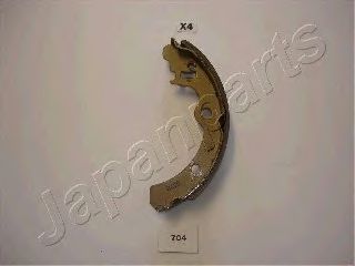 JAPANPARTS gf704af -  Комплект тормозных колодок