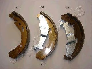 JAPANPARTS gf821af -  Комплект тормозных колодок