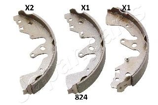 JAPANPARTS gf824af -  Комплект тормозных колодок