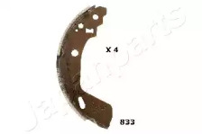 JAPANPARTS gf833af -  Комплект тормозных колодок