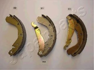 JAPANPARTS gf999af -  Комплект тормозных колодок
