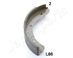JAPANPARTS gfl06af -  Комплект тормозных колодок, стояночная тормозная система