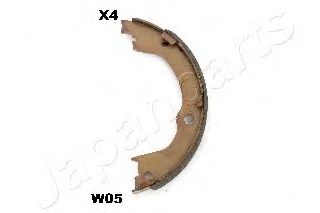 JAPANPARTS gfw05af -  Комплект тормозных колодок, стояночная тормозная система