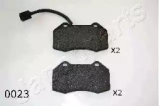 JAPANPARTS pa0023af -  Комплект тормозных колодок, дисковый тормоз