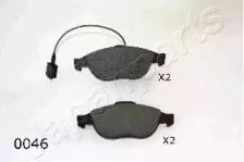JAPANPARTS pa0046af -  Колодки тормозные дисковые передние, комплект