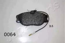 JAPANPARTS pa0064af -  Комплект тормозных колодок, дисковый тормоз