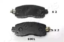 JAPANPARTS pa1001af -  Колодки тормозные дисковые передние, комплект